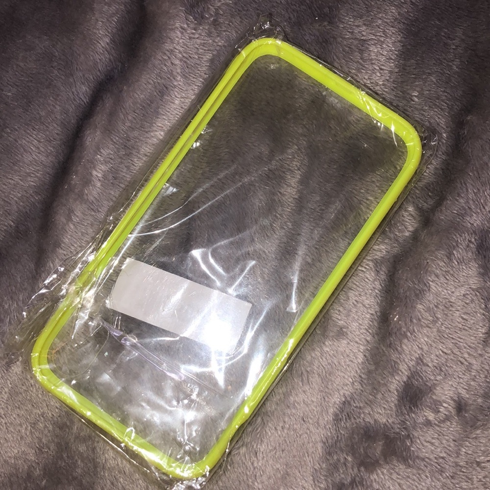 FREE‼️Neon/ transparent iPhone 10XR case